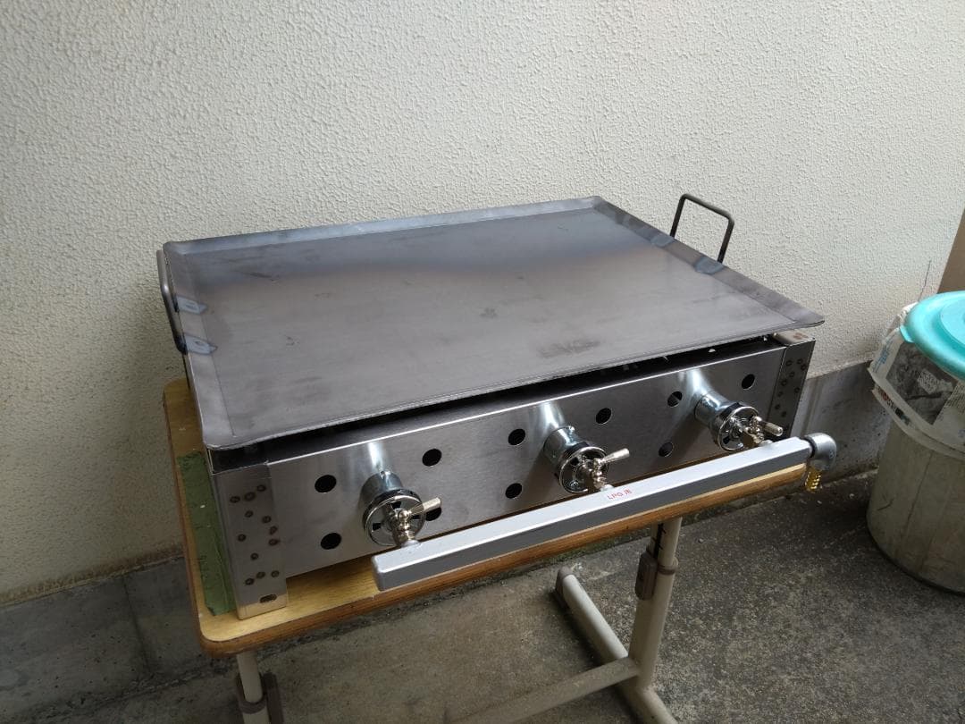 都市ガス用　鉄板焼き　グリドル　お好み焼きそば　グリラー　厨房機器　学園文化祭り