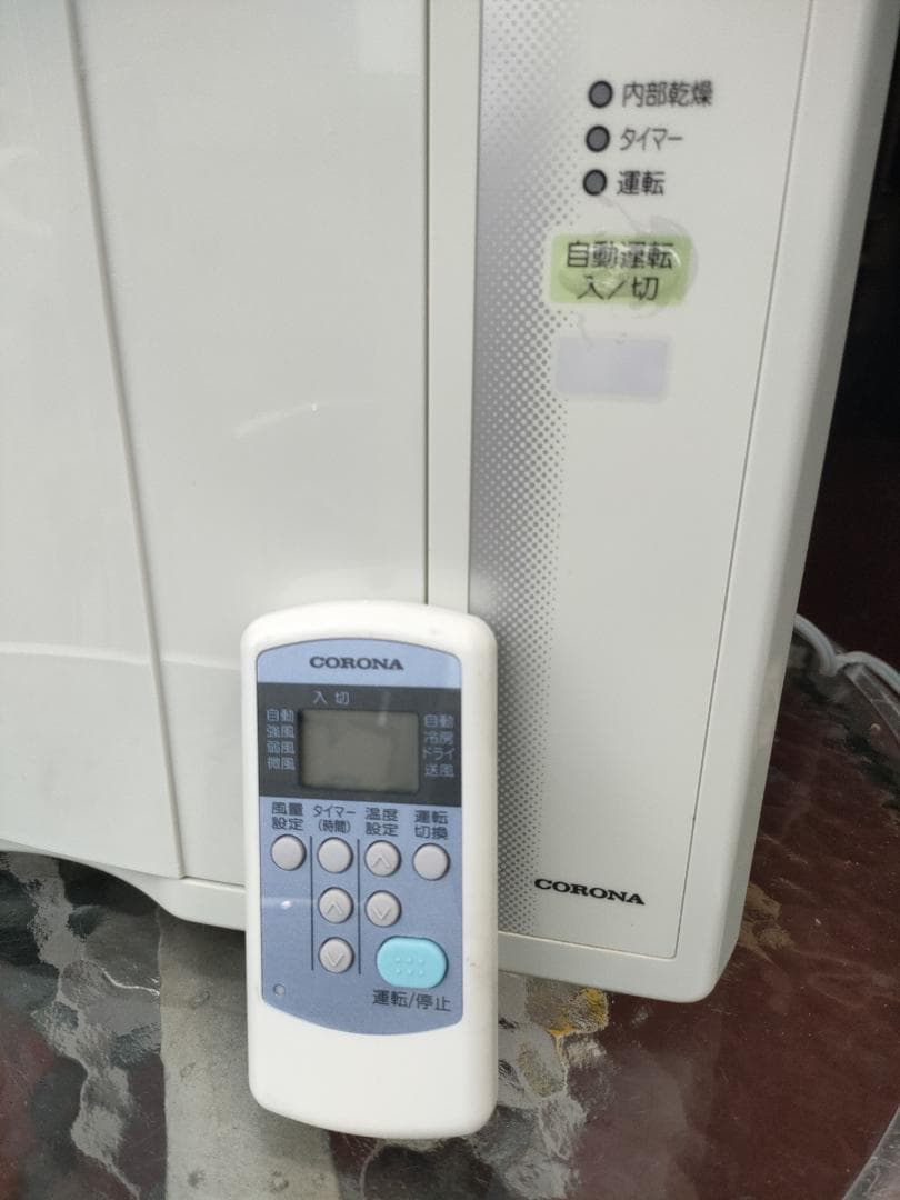 美品☆CORONA☆窓枠ウインドエアコン☆CW-1819☆2019年製(枠付き)