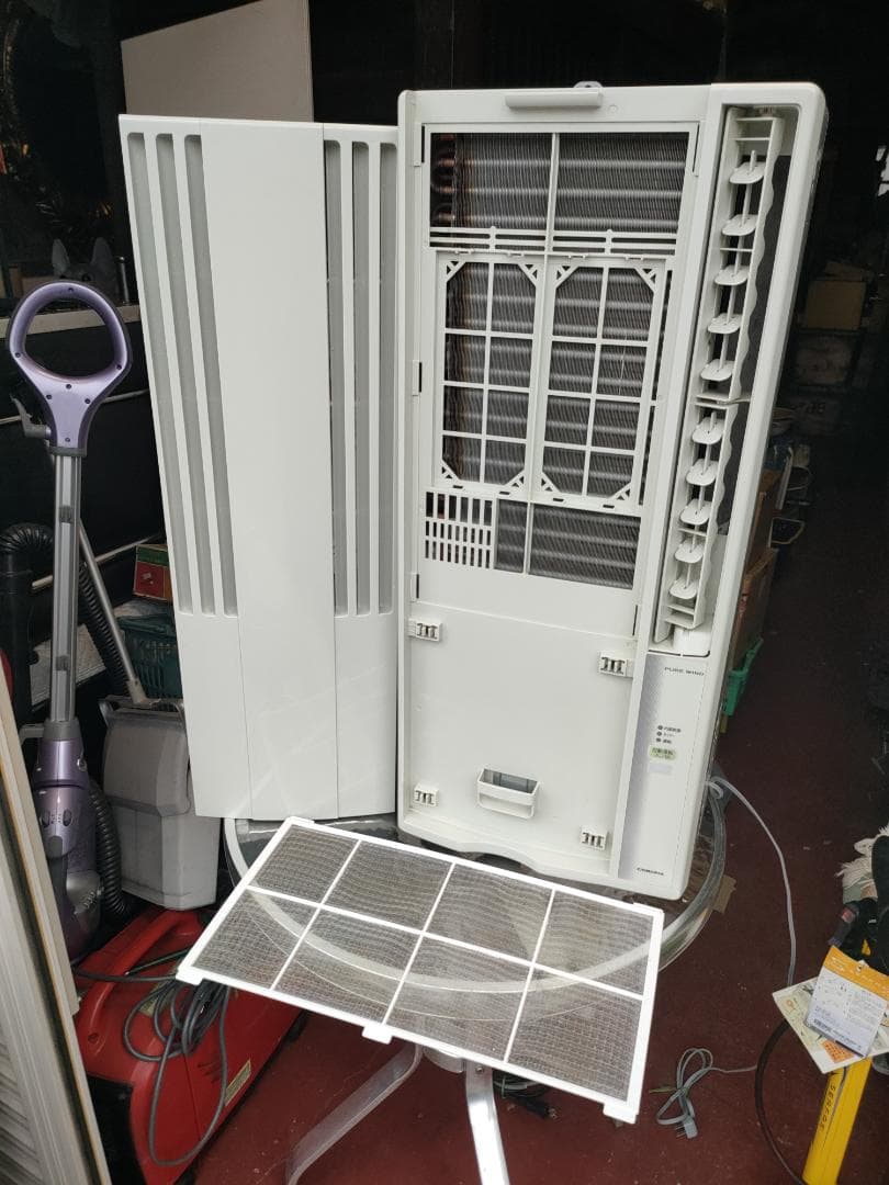 美品☆CORONA☆窓枠ウインドエアコン☆CW-1819☆2019年製(枠付き)