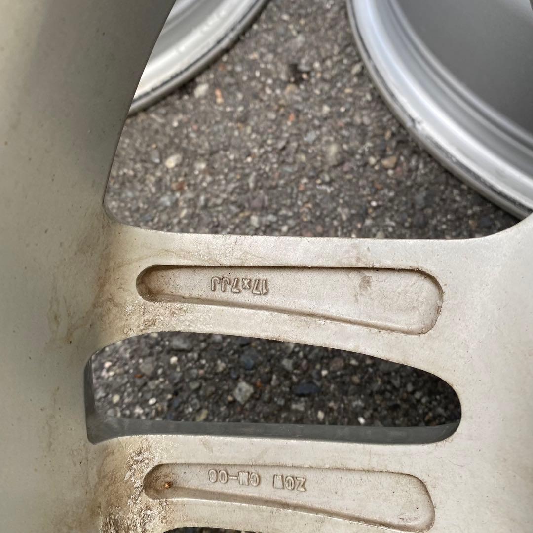 【4本セット送料無料】17インチ 17×7J+48 5H 100 114.3