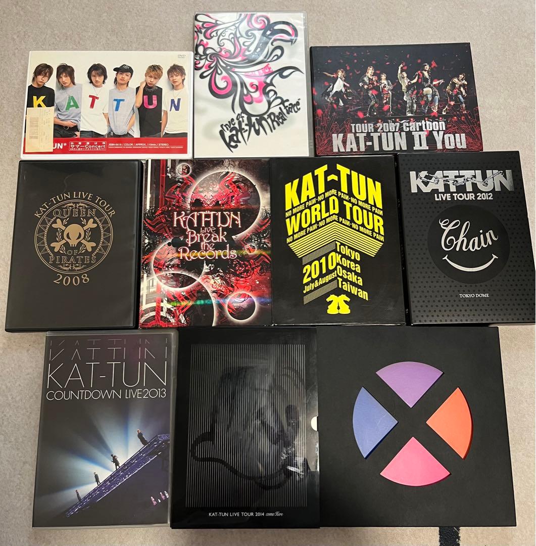 【さらに値下げ！】KAT-TUN LIVE DVD 10枚セット