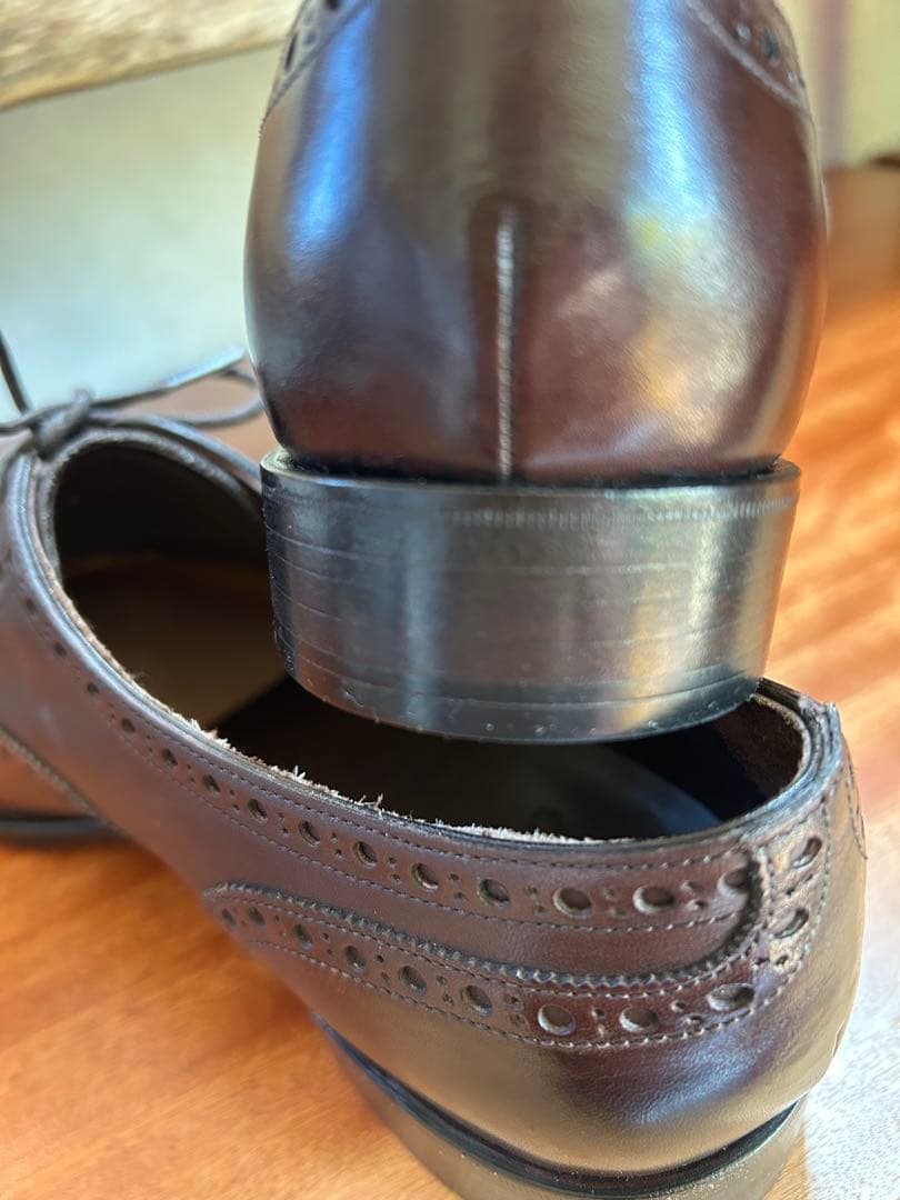 未使用品試着のみ　オリエンタルシューズ　ハンドソーントップグレード　UK7.5