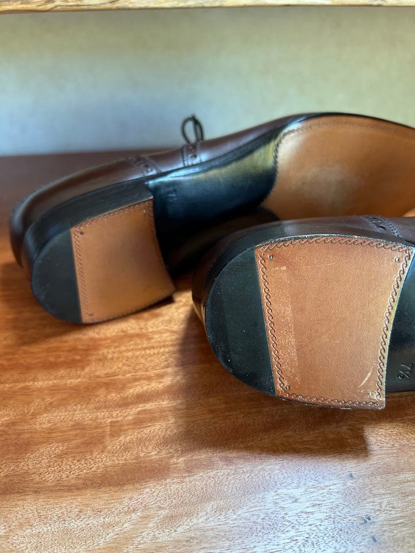 未使用品試着のみ　オリエンタルシューズ　ハンドソーントップグレード　UK7.5