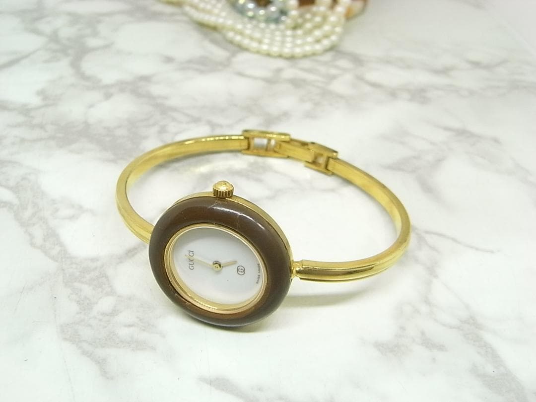 GUCCI　グッチ　チェンジベゼル　1100-L　レディース　ウォッチ