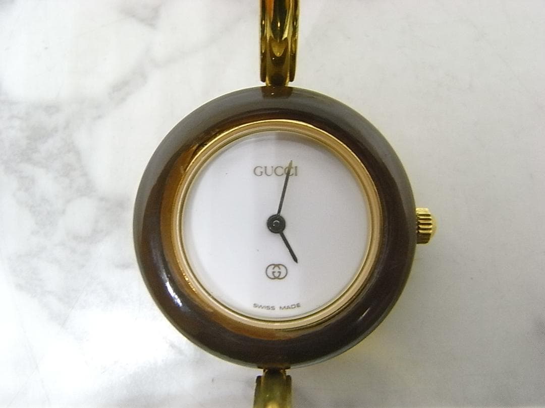 GUCCI　グッチ　チェンジベゼル　1100-L　レディース　ウォッチ