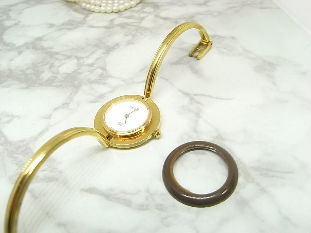 GUCCI　グッチ　チェンジベゼル　1100-L　レディース　ウォッチ