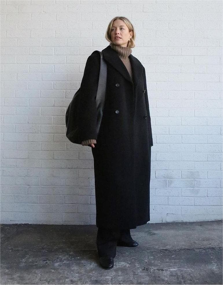 S*★様 COS コス オーバーサイズ トレンチコート ロングコート ブラック