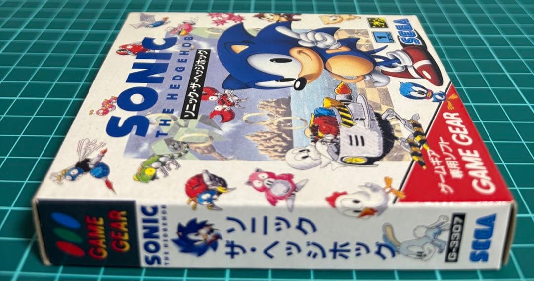 セガ　ゲームギア 美品　ソニック ザ ヘッジホッグ 箱、説明書付き