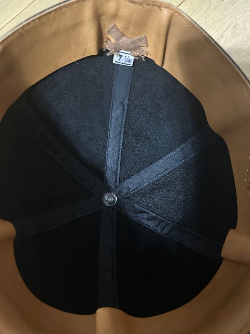 アットラスト ホースハイド レザーキャップ