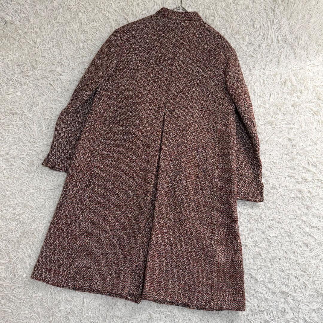 16340✨45R アーミッシュツイードコート ロングコート ウール 日本製