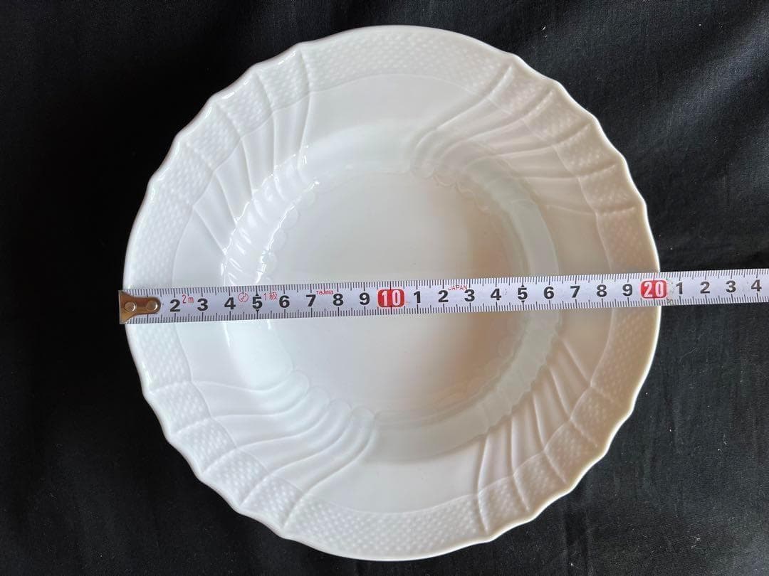 リチャードジノリ　ベッキオホワイト　スーププレート　20cm