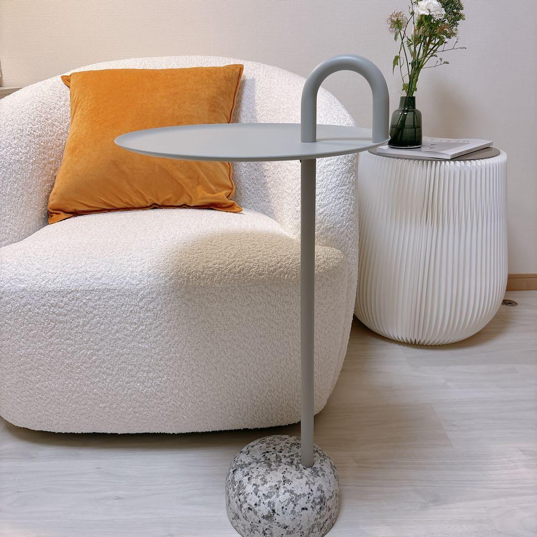 【未使用品】HAY Bowler Side Table ベージュ サイドテーブル