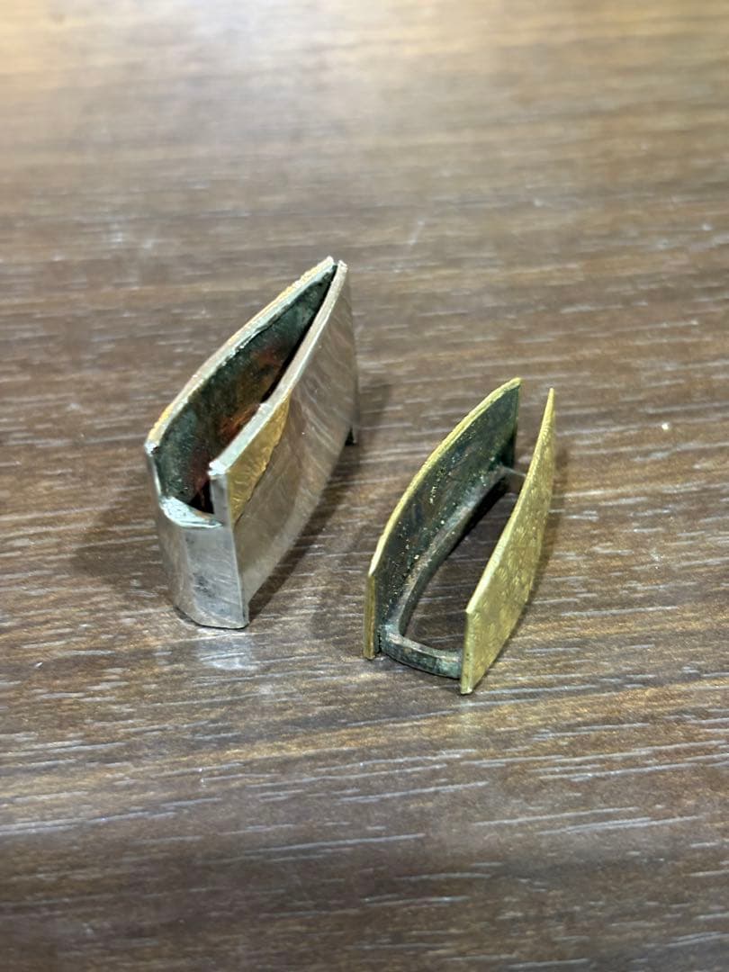 ハバキ　二重はばき　金着せ　銀着せ　はばき