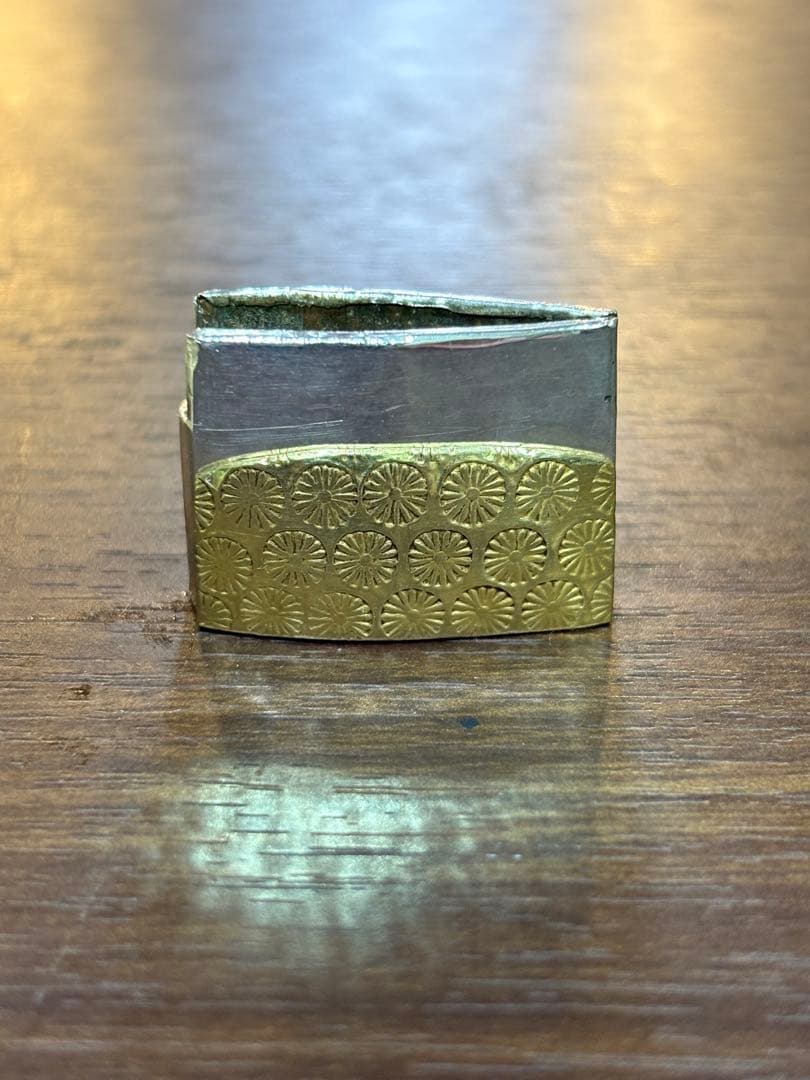 ハバキ　二重はばき　金着せ　銀着せ　はばき