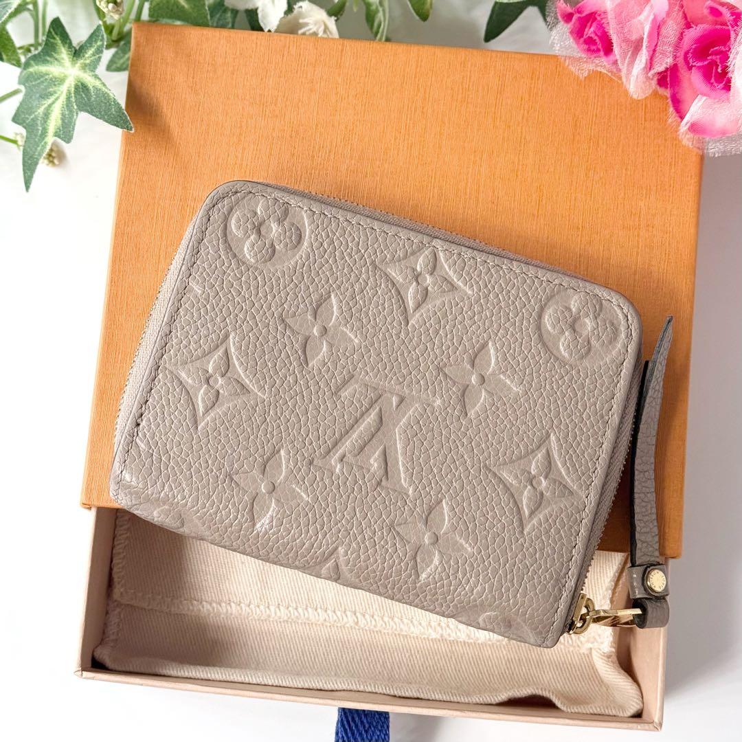 超極美品 IC内蔵✨ルイヴィトン アンプラント ジッピーパース グレージュ