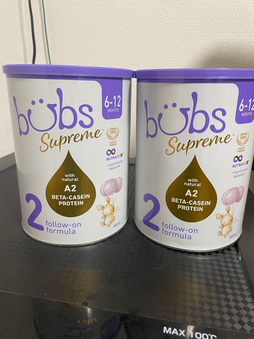 バブス　シュプリーム2缶セット 6-12ヶ月 A2ベータカゼイン