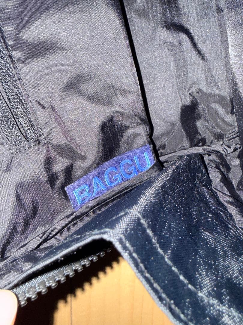 BAGGU NYLON BOWLER BAG 黒 バグゥ ナイロン バッグ