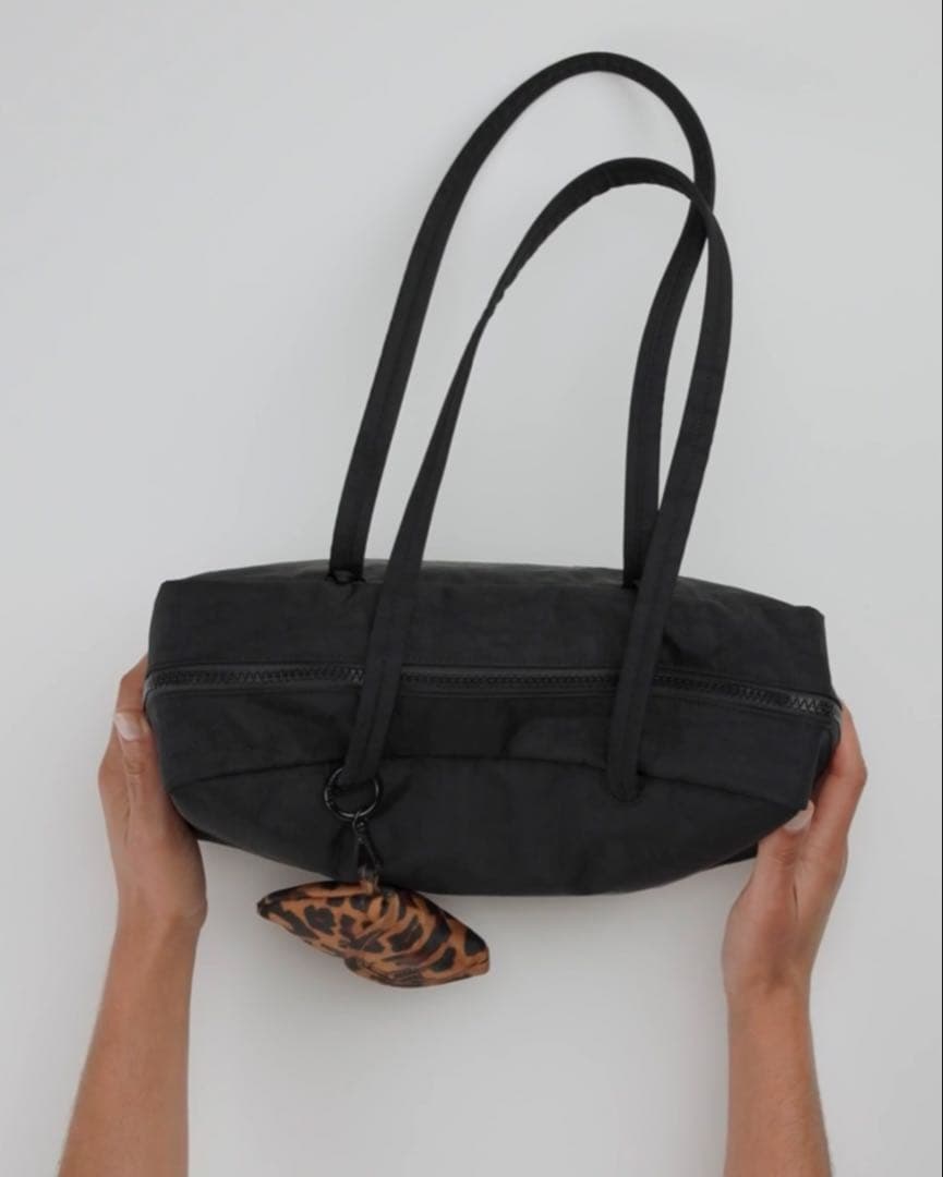 BAGGU NYLON BOWLER BAG 黒 バグゥ ナイロン バッグ