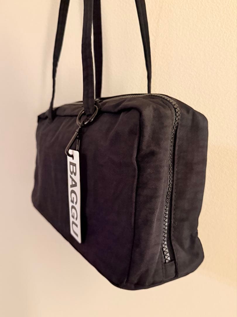 BAGGU NYLON BOWLER BAG 黒 バグゥ ナイロン バッグ