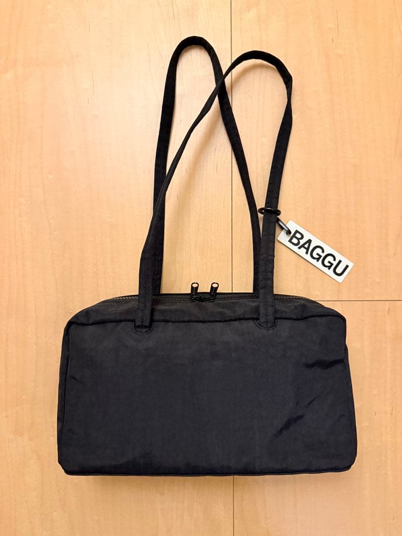 BAGGU NYLON BOWLER BAG 黒 バグゥ ナイロン バッグ