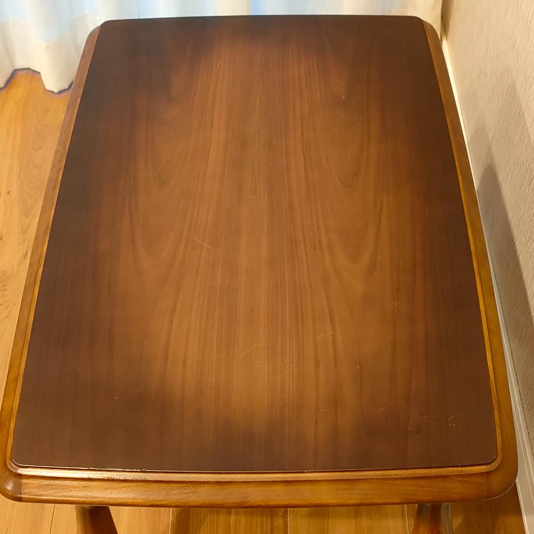 カリモク　サイドテーブル　コーヒーテーブル　天然木