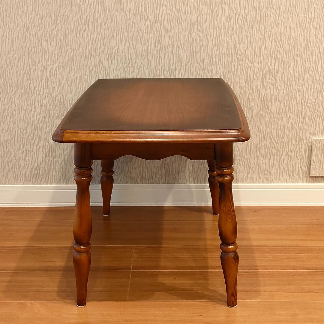 カリモク　サイドテーブル　コーヒーテーブル　天然木