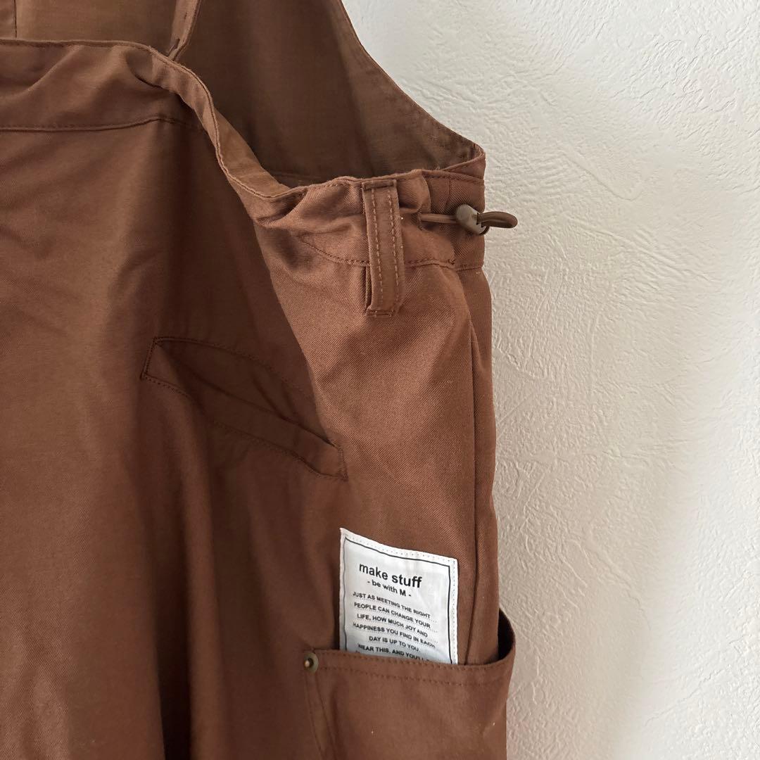 be with M Misayo ブラウン サロペット Mサイズ　ニコアンド