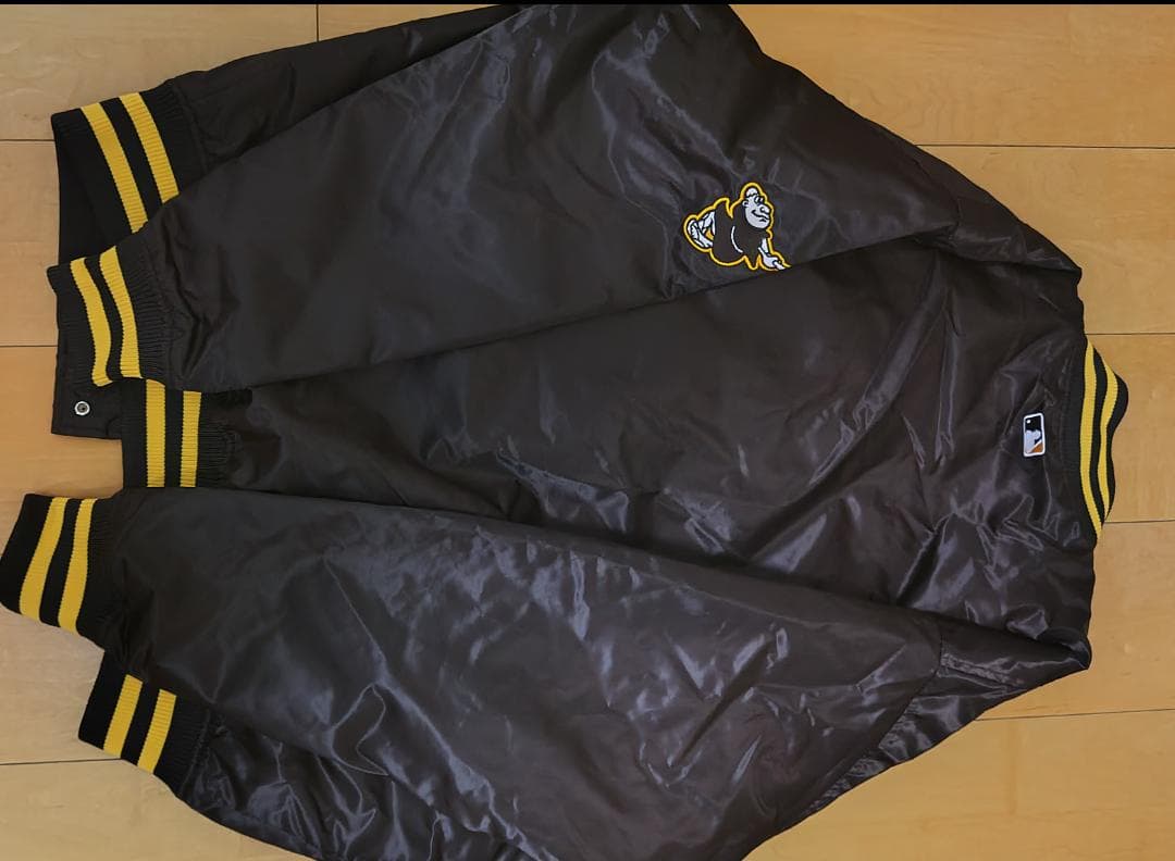 SDロゴ ブラウン ナイロンジャケット