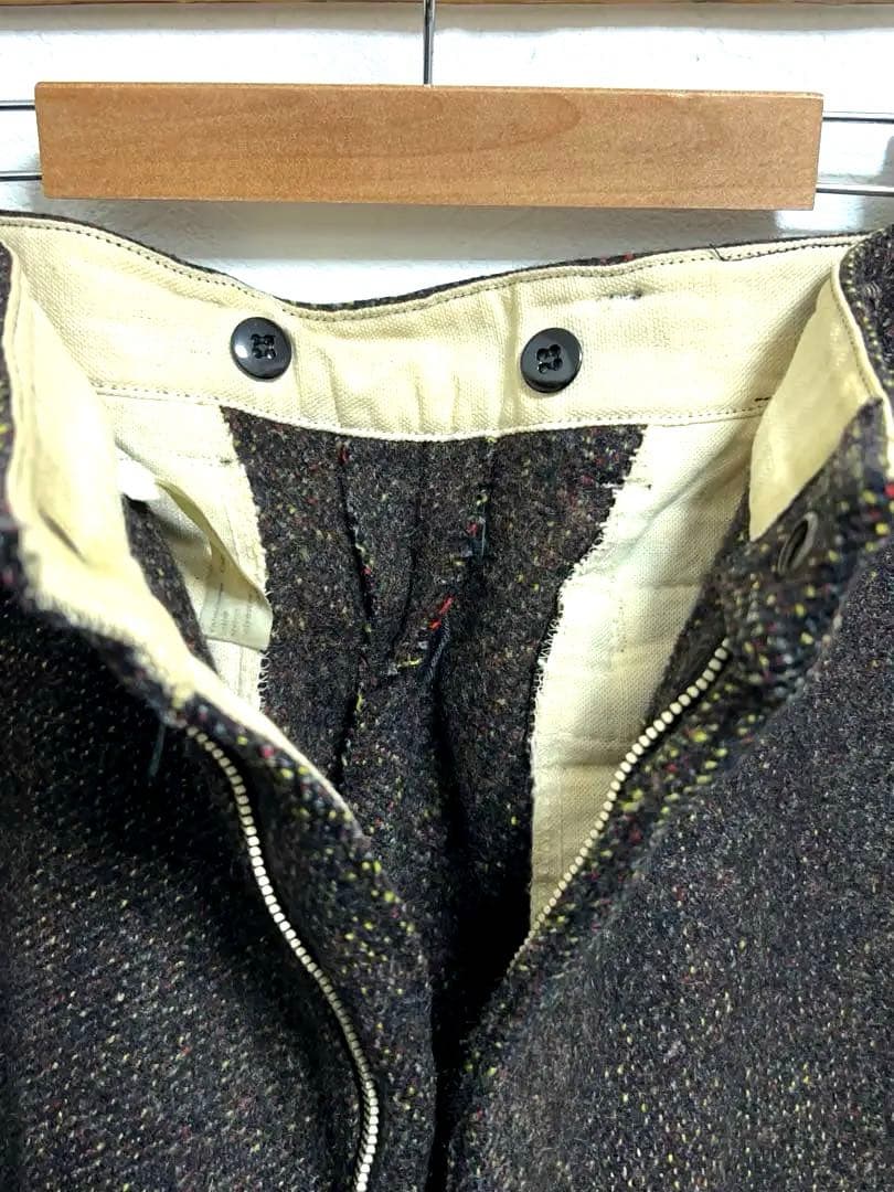 60s PIONEER パイオニアブランド カラーネップ ヘビー ウールパンツ