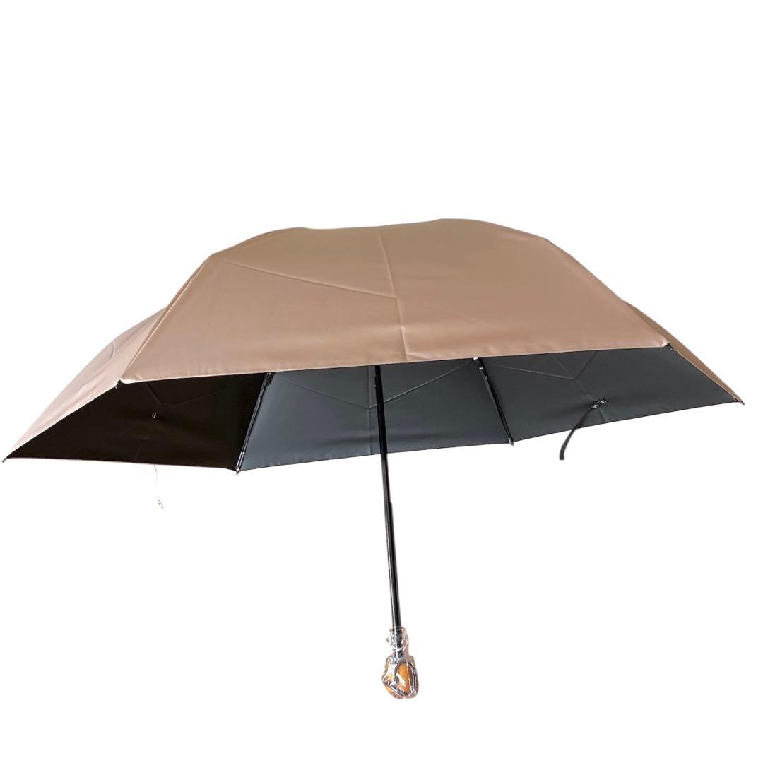 未使用品 SUN BARRIER 100 サンバリア 日傘 折りたたみ 完全遮光