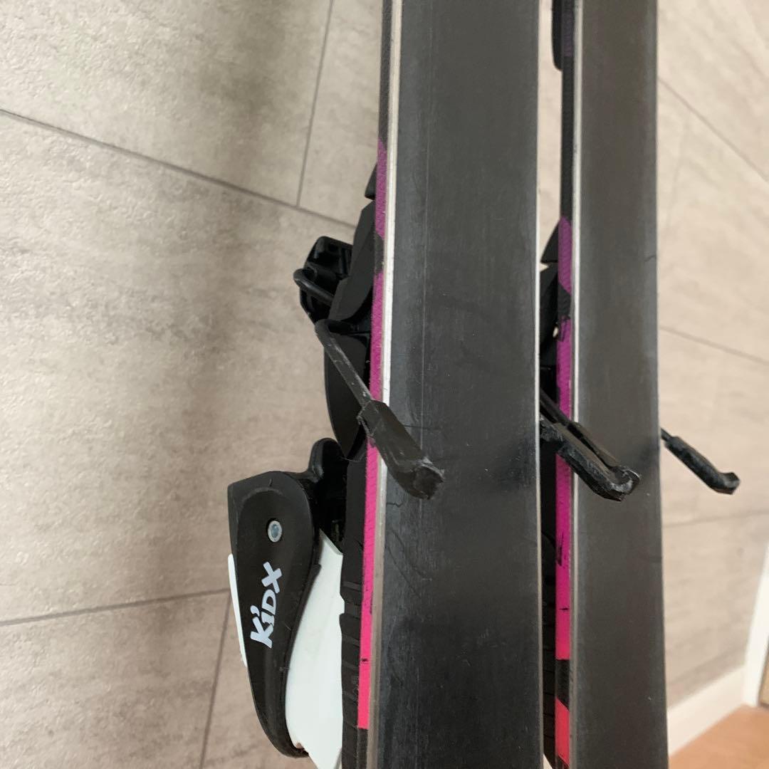 ジュニアスキー板　ディナスター　128cm ￼ビィンディング付き