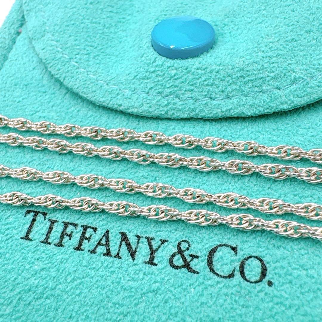 極美品 ティファニー ツイスト スクリュー チェーン ネックレス シルバー925