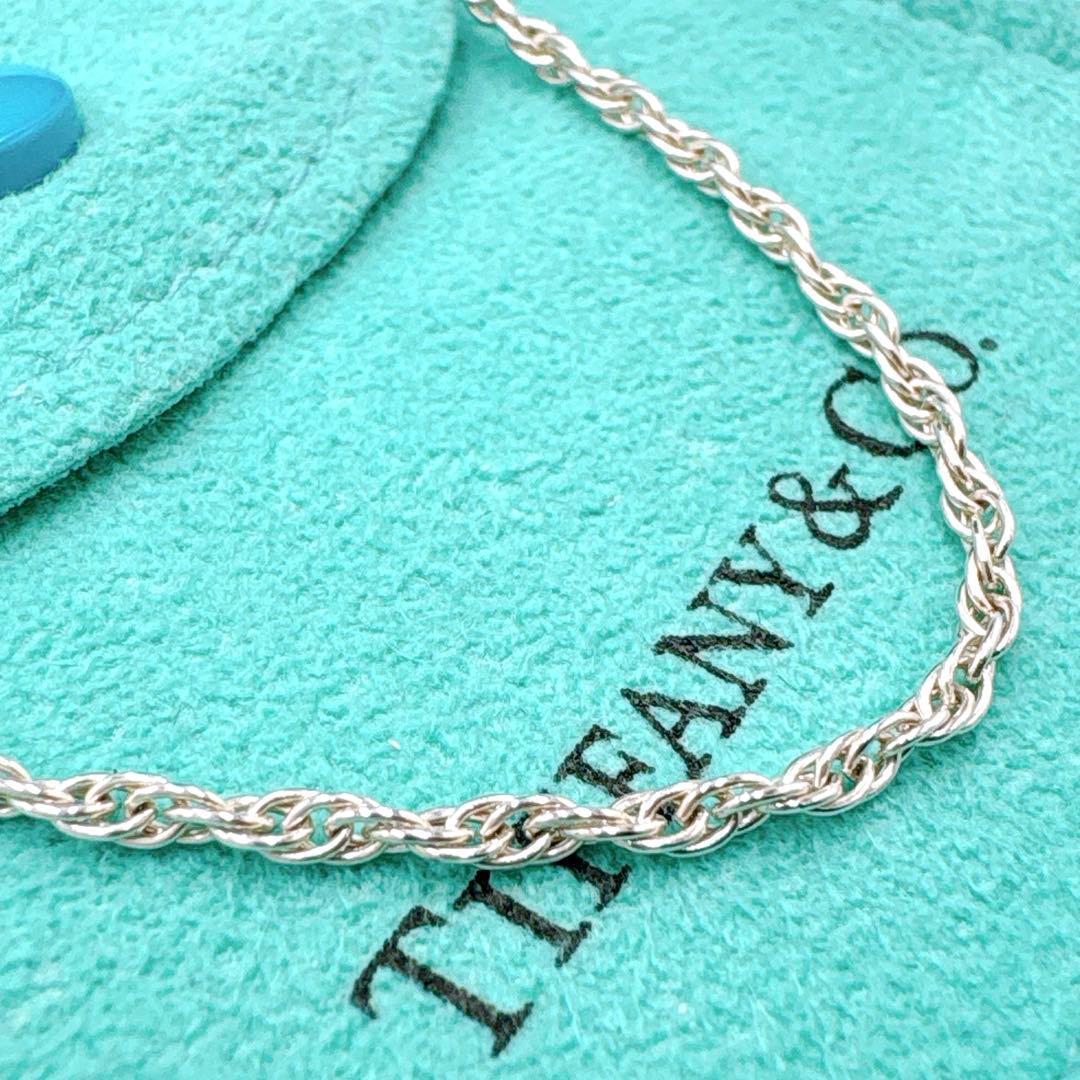 極美品 ティファニー ツイスト スクリュー チェーン ネックレス シルバー925