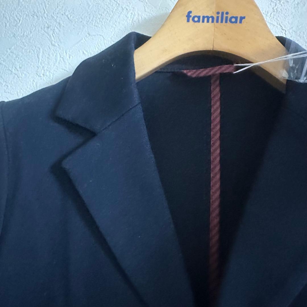新品 タグ付き familiar 紺色 ジャケット フォーマルスーツ110cm