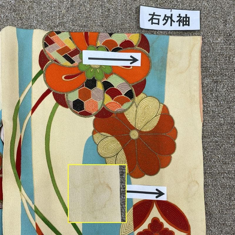 503ag80◎七五三 三歳 女の子 アンティーク着物&被布&長襦袢◎