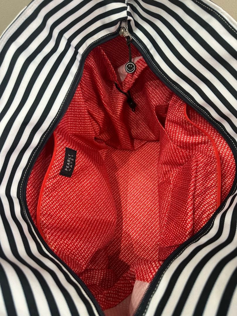 PEARLY GATES ストライプ トートバッグ