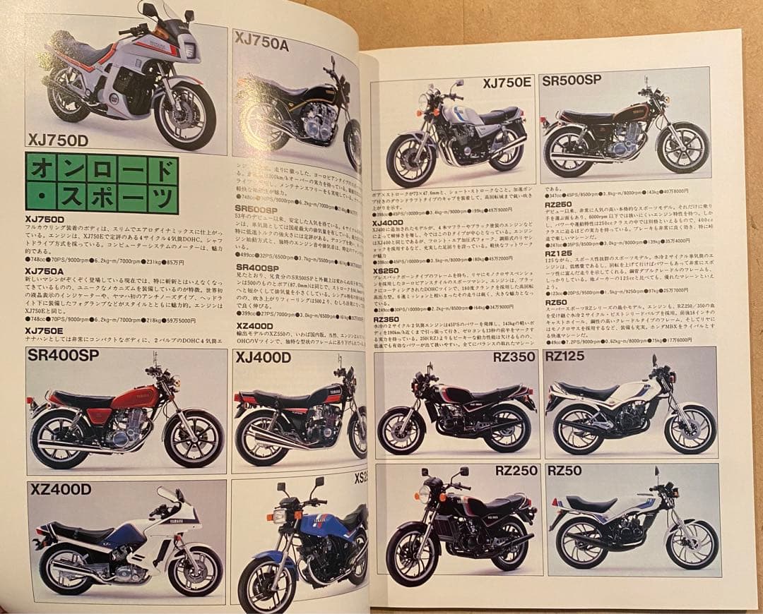 エキサイティングバイク1983年刊　ホンダ・ヤマハ・スズキ・カワサキ　4冊セット