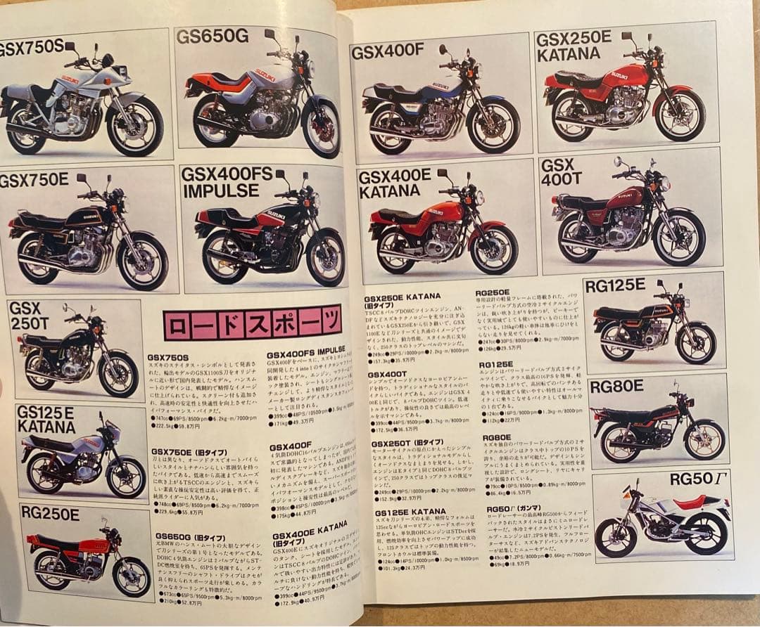 エキサイティングバイク1983年刊　ホンダ・ヤマハ・スズキ・カワサキ　4冊セット