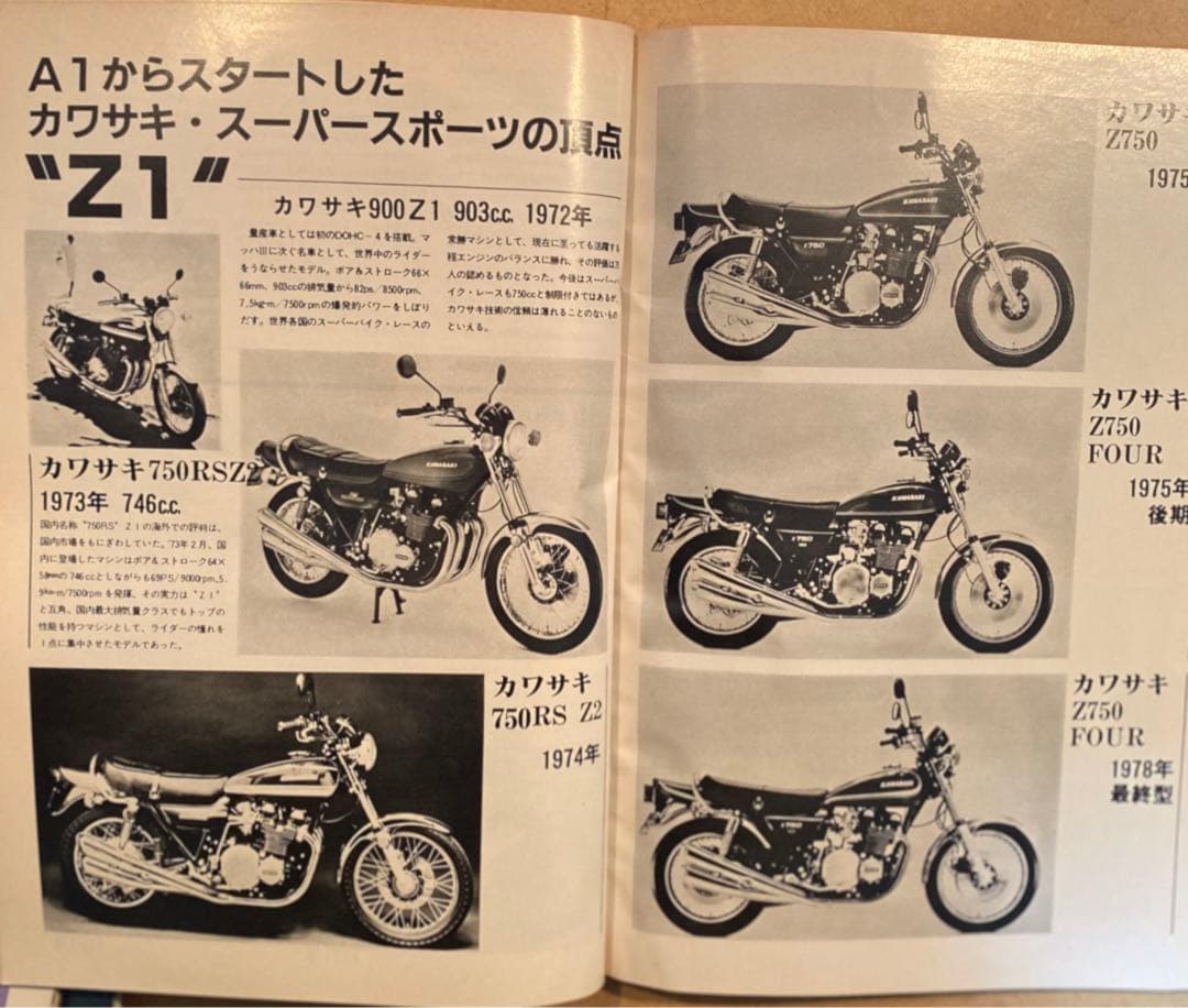 エキサイティングバイク1983年刊　ホンダ・ヤマハ・スズキ・カワサキ　4冊セット