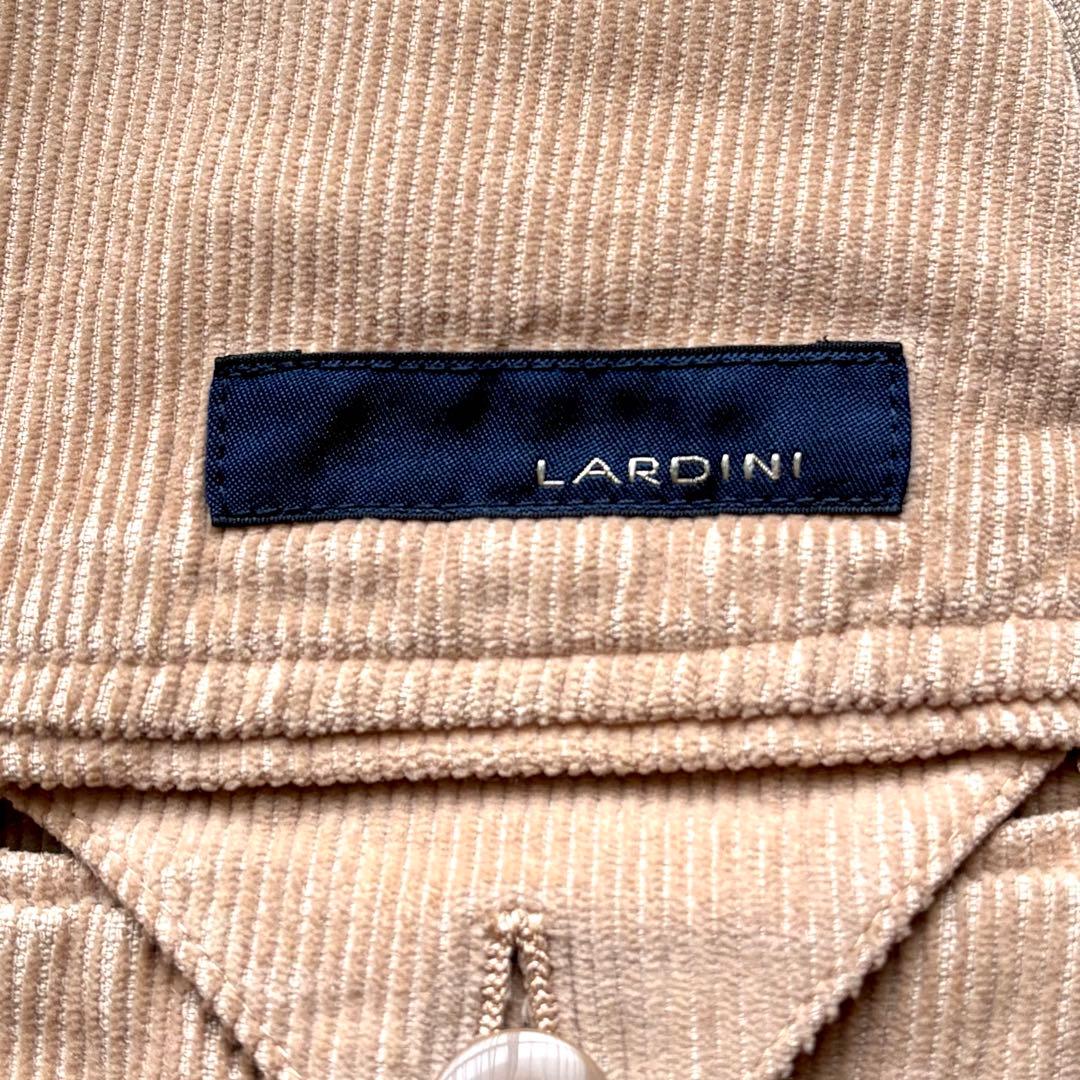 ラルディーニ テーラードジャケット 段返り3B コーデュロイ ベージュ 46