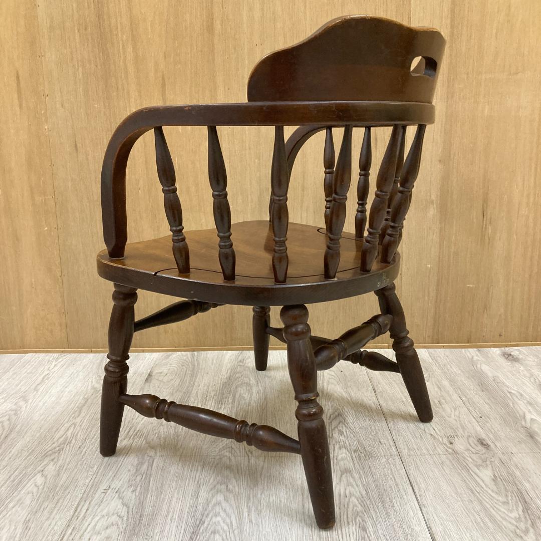 【柏木工】ヴィンテージ ダイニングチェア 椅子　アームチェア　アンティーク A