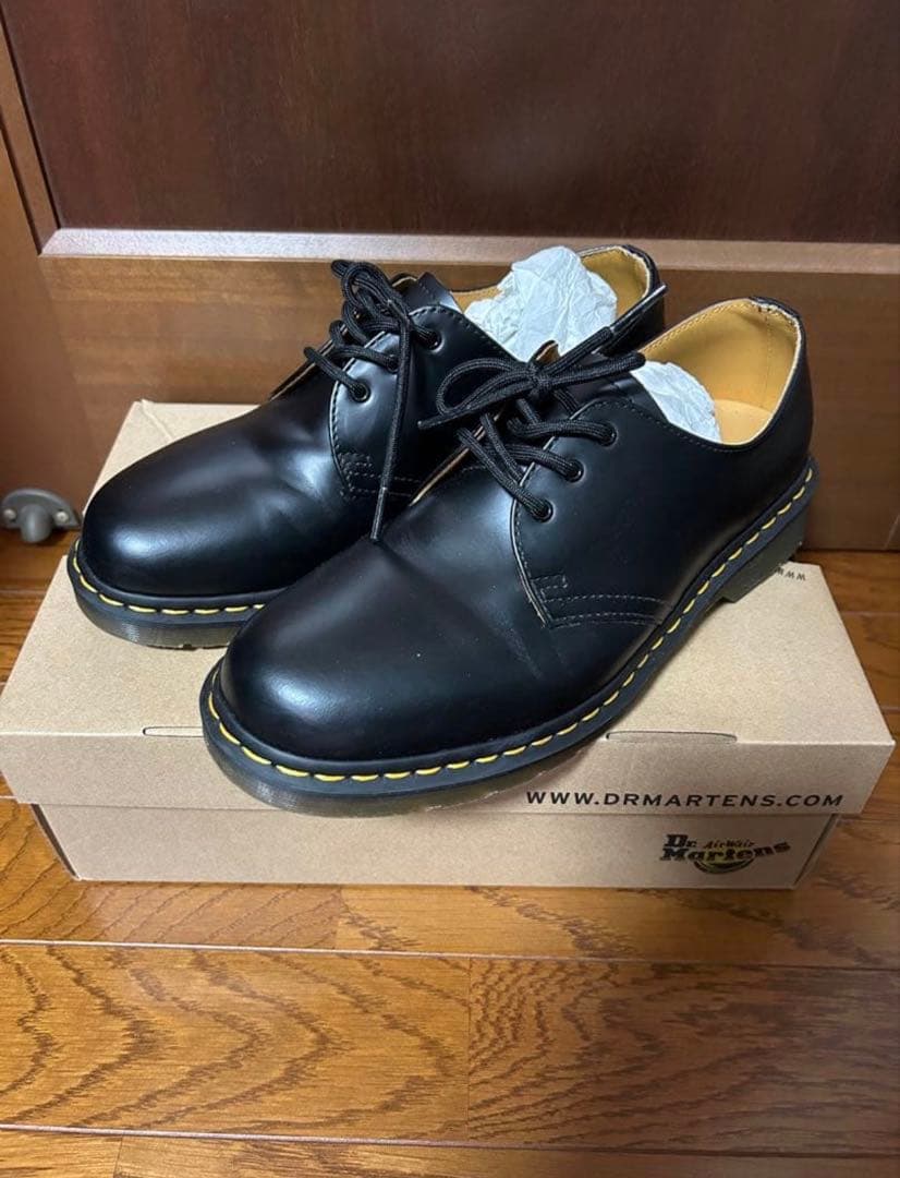 Dr. Martens 1461 3ホール ブラック レースアップシューズ