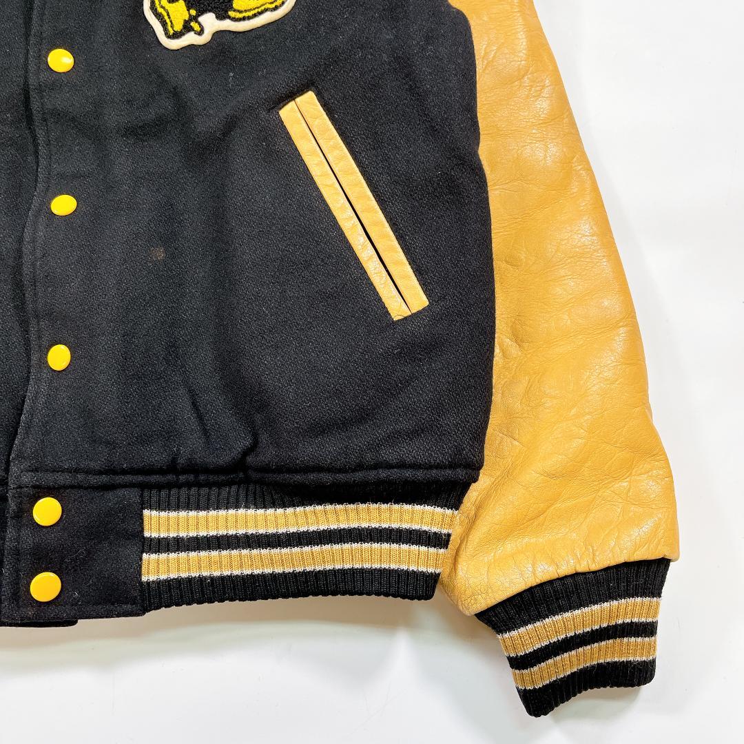 QB club カンザス大学 スタジャン ウール 本革 サイズO XL 黒