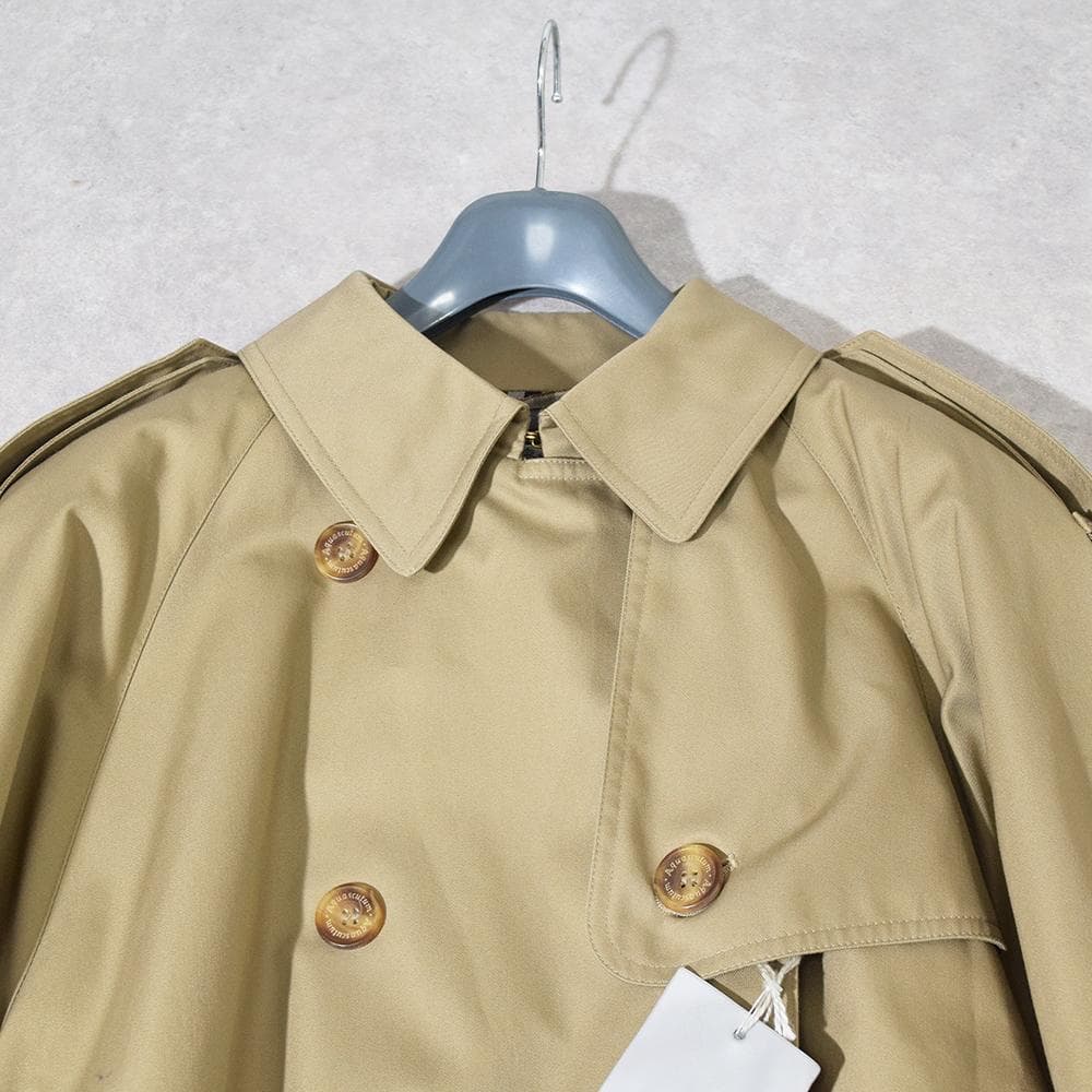 タグ付き 90s 英国製 アクアスキュータム ヴィンテージ トレンチコート 12