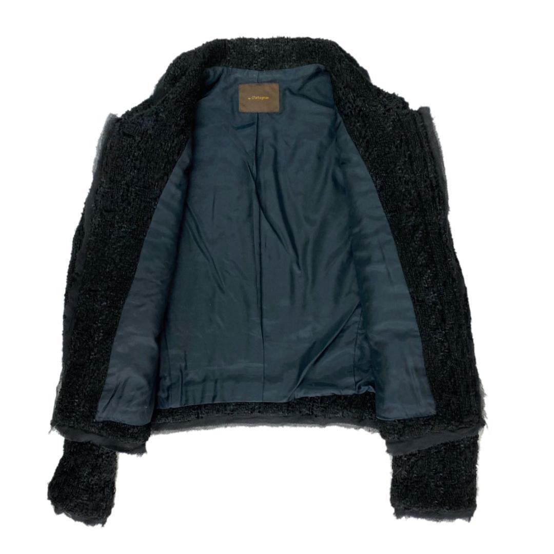 送無■程度良好【シンゾーンマイダルタニアン】デザインツイードジャケットレディース