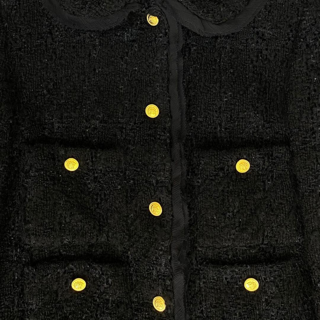 送無■程度良好【シンゾーンマイダルタニアン】デザインツイードジャケットレディース