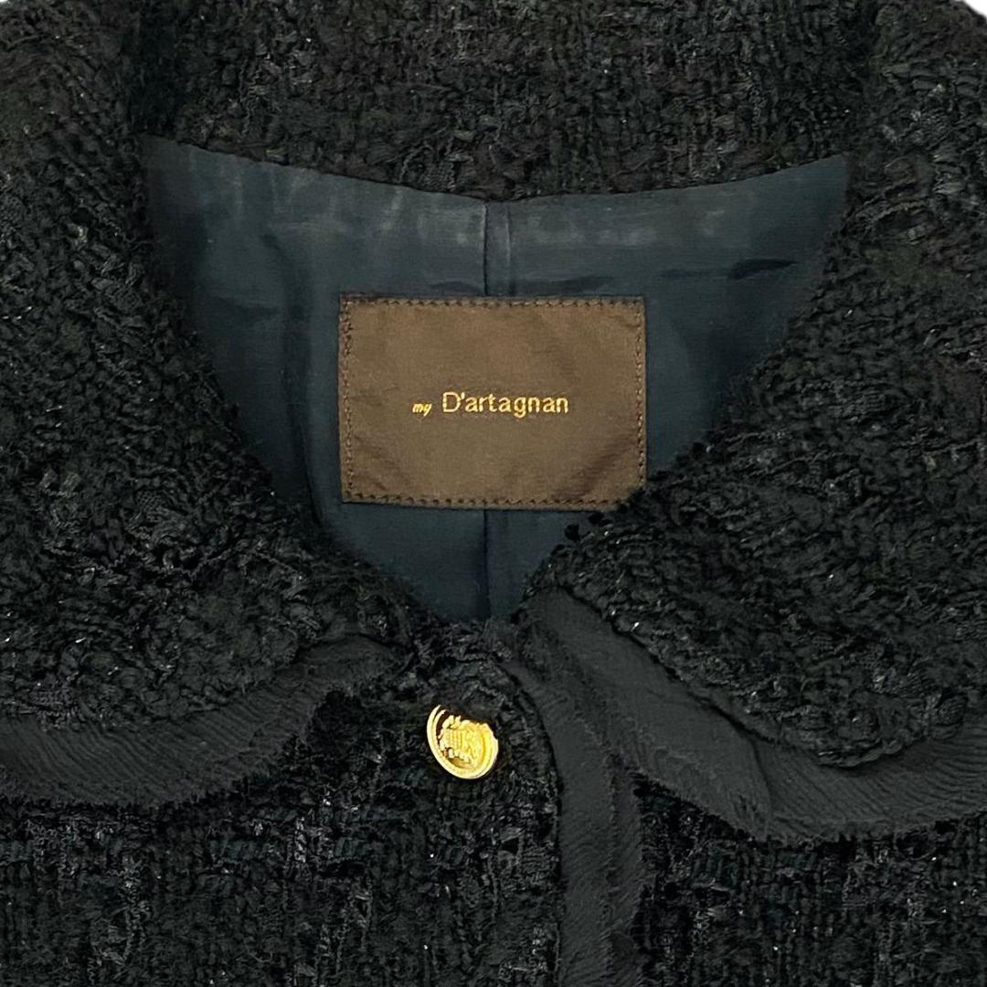 送無■程度良好【シンゾーンマイダルタニアン】デザインツイードジャケットレディース