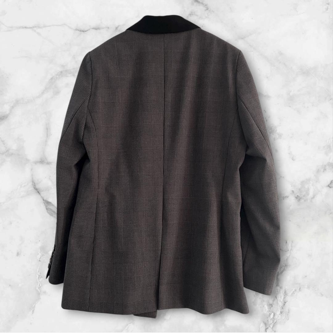【美品】Arpege story 《店舗限定》W釦テーラードジャケット S 茶
