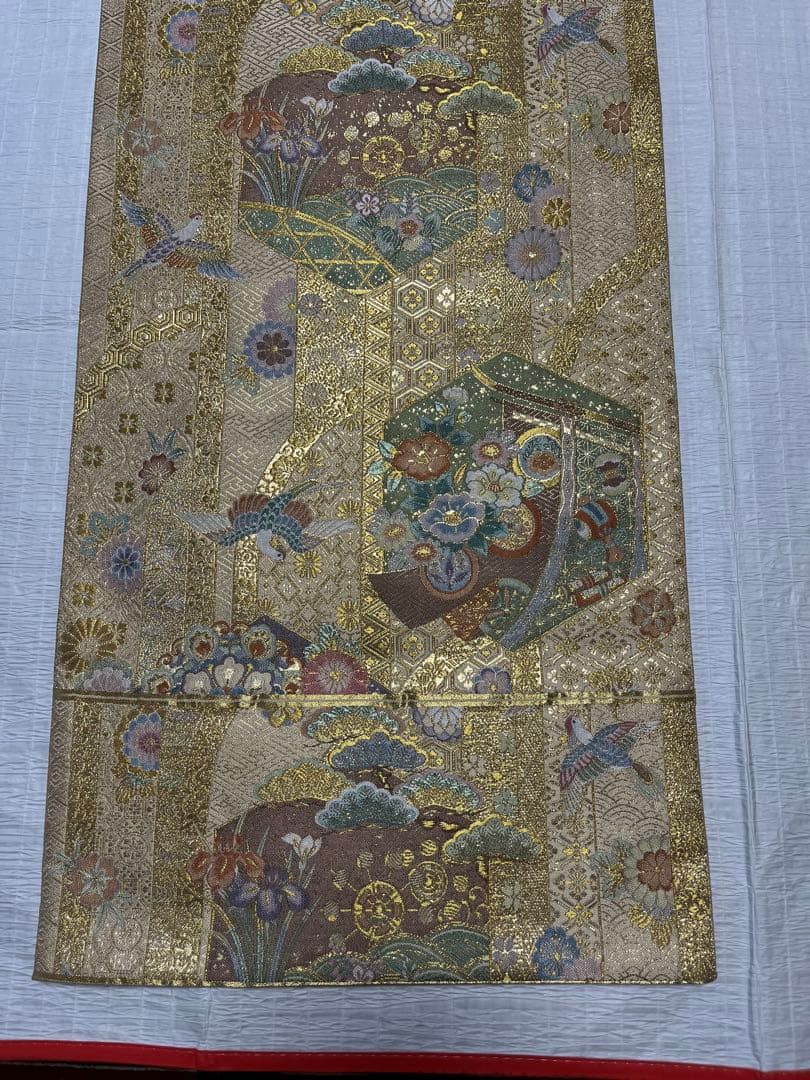 西陣織/長嶋成織物謹製 六通袋帯　礼装向　売値60万円超え‼︎