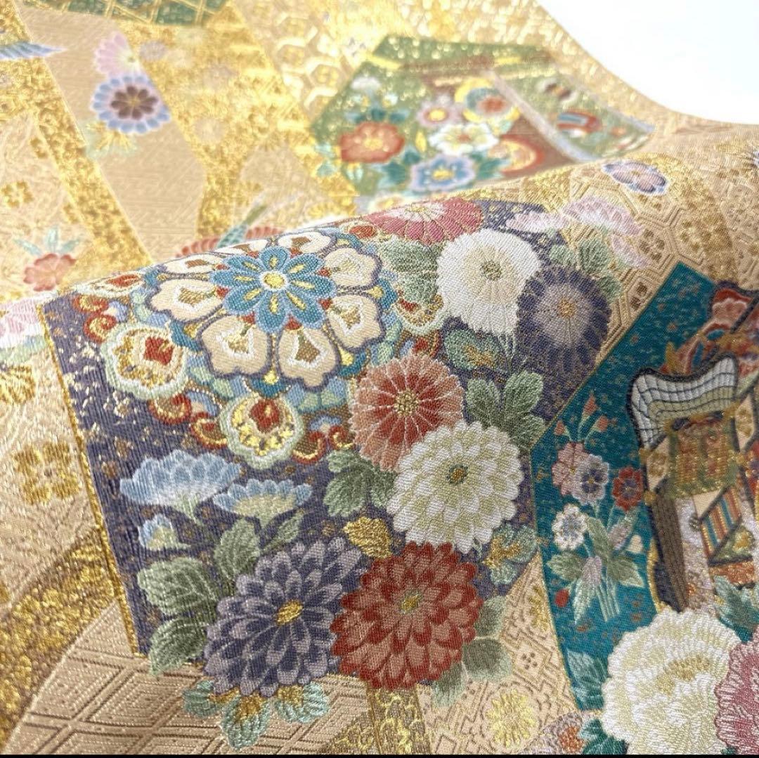 西陣織/長嶋成織物謹製 六通袋帯　礼装向　売値60万円超え‼︎